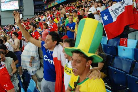 Rapaz faz "bate-volta" em Cuiabá para ter emoção de ver jogo da Copa