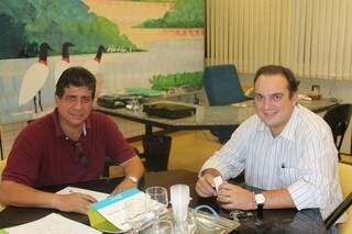 Durante o encontro, Pimentel pediu apoio financeiro do Governo do Estado para viabilizar ações culturais em Campo Grande. (Foto: Divulgação)
