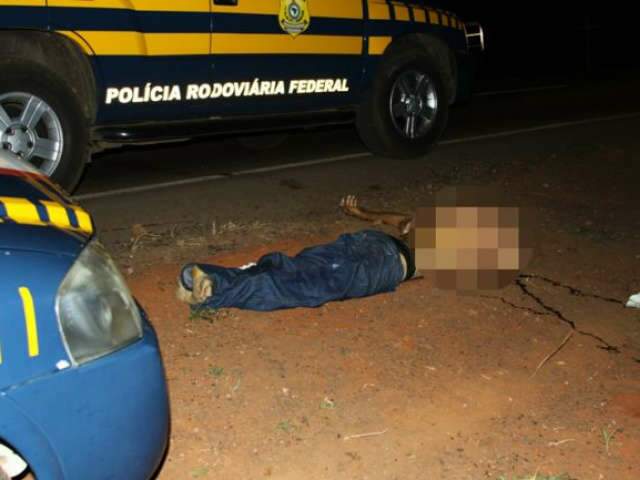  Homem morre atropelado na BR-163 em S&atilde;o Gabriel do Oeste