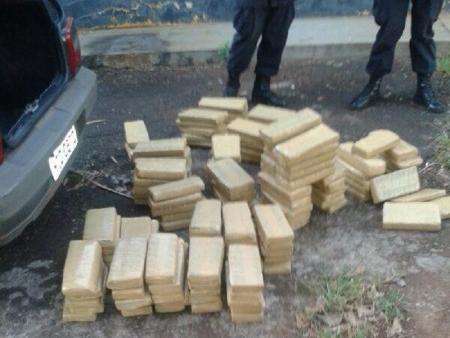 Mais de 1,5 tonelada de maconha apreendida seria levada para Goi&aacute;s