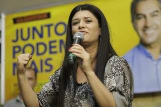 Candidata a vice na chapa de Reinaldo, Rose também quer ampliar rede de proteção à mulher. (Foto: Divulgação PSDB/Alexandre Mota)