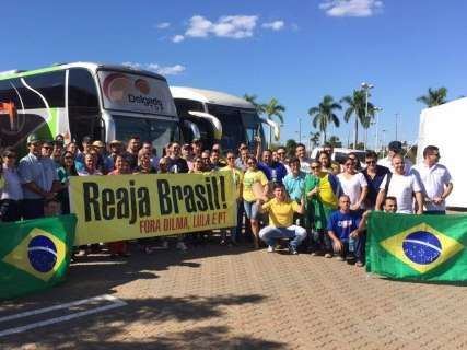 Mais de 1,6 mil pessoas viajam de MS a Brasília para acompanhar votação 
