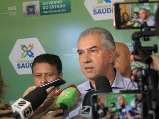 Governador Reinaldo Azambuja em entrevista (Foto: Marina Pacheco/Arquivo)
