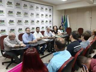 Reunião do diretório municipal em Campo Grande (Foto: Humberto Marques)