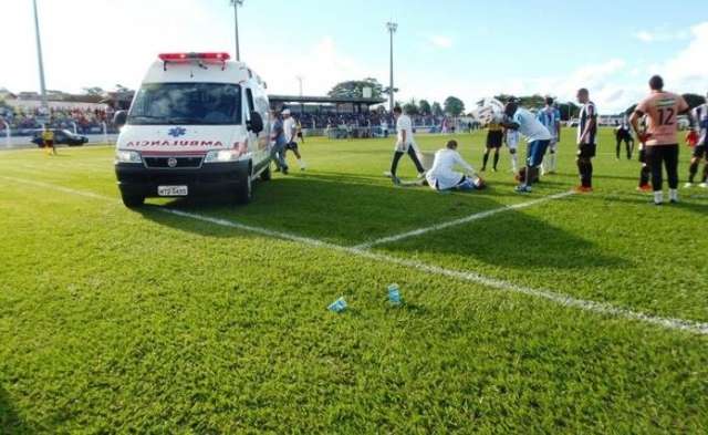 Fratura tira zagueiro do Ivinhema da final contra o Comercial 