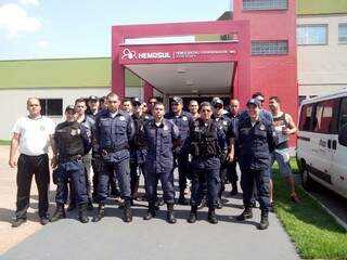 Mais de 40 guardas participaram da campanha ontem (15). (Foto: Direto das ruas)