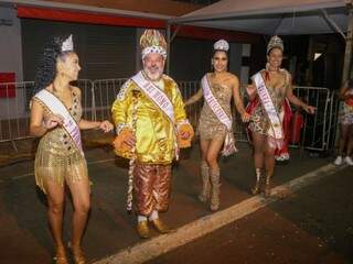 Corte do Carnaval também esteve no desfile (Foto: Paulo Francis)