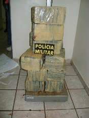  Den&uacute;ncia leva PM a 832 kg de maconha abandonados em Ponta Por&atilde;