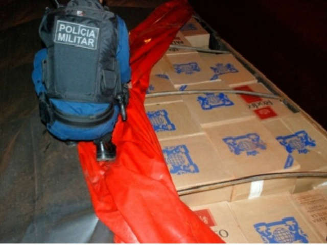  Carga de 430 caixas de cigarros &eacute; apreendida durante opera&ccedil;&atilde;o na BR-163