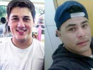 Thiago Giovanni Demarco Sena, 20 anos, e Willian Henrique Larrea, 30. (Foto: Reprodução/ Facebook)