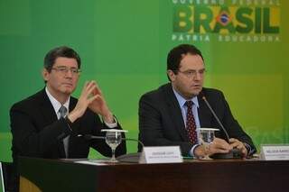 Joaquim Levy e Nelson Barbosa anuncia novos ajustes (Foto: Valter Campanato/Agência Brasil)