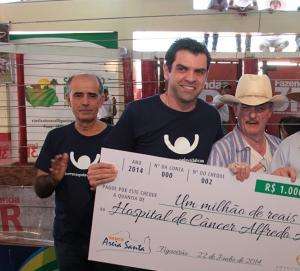Ganhador na Mega-Sena doa R$ 3,7 milhões a hospitais do Estado