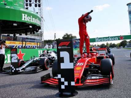 Leclerc conquista pole e larga na frente no GP da Itália de Fórmula 1