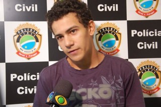 Luan Mailson, confessou o crime à Polícia e à imprensa. (Foto: Simão Nogueira)