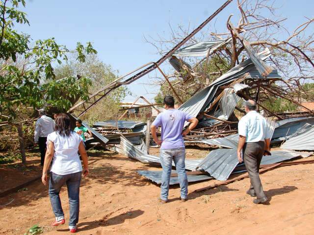  Depois de temporal e destrui&ccedil;&atilde;o, Alcin&oacute;polis vive cen&aacute;rio de caos e contabiliza preju&iacute;zos