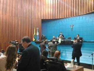 Sessão na Assembleia Legislativa de MS. (Foto: João Paulo Gonçalves/Arquivo).