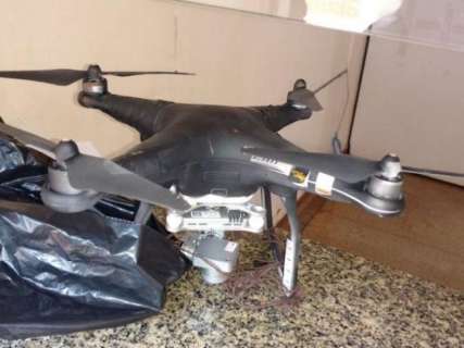 Polícia derruba a tiros outro drone próximo a Penitenciária Estadual