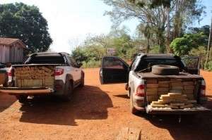 Policiais ficam de tocaia e apreendem 1,5 tonelada de maconha