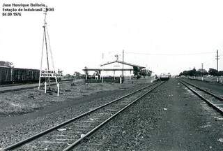 Estação Indubrasil foi construída em 1936 (Foto: Reprodução)