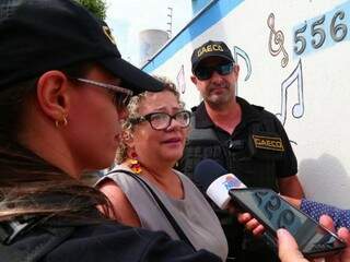 Maria Aparecida, quando foi presa na terça-feira (Foto: Marcos Ermínio)
