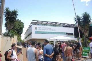 Fórum Eleitoral, no Parque dos Poderes, passa a atender em horário ampliado a partir de segunda-feira (2). (Foto:Paulo Francis/Arquivo)