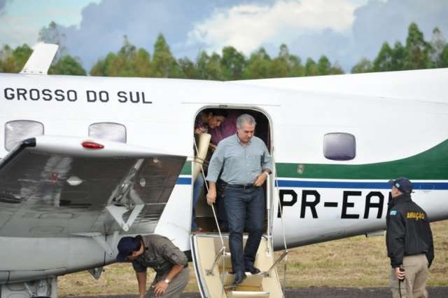 Governador continua em Coxim hoje, onde acompanha a Caravana da Sa&uacute;de
