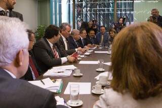A reunião foi nesta teça-feira na Câmara dos Deputados, em Brasília. (Foto: divulgação) 
