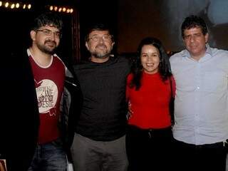 Airton, Joel, Marinete Pinheiro e Athayde. (Foto: Roberto Higa)