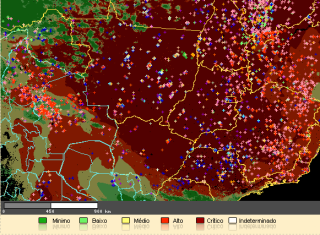  Regi&atilde;o do Pantanal concentra maior n&uacute;mero de focos de inc&ecirc;ndio em MS
