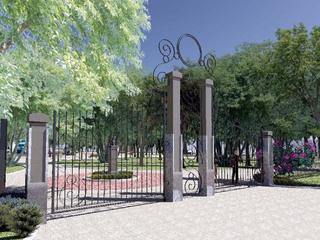 Entrada da avenida Afonso Pena terá portão com grades que remetem a tempos antigos. (Foto: reprodução)