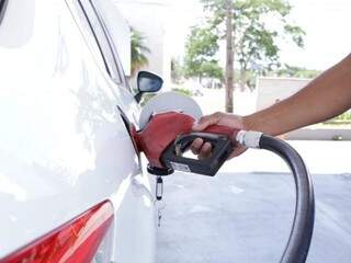Litro da gasolina se manteve o mesmo para o consumidor de Campo Grande (Foto: Kísie Ainoã)