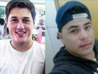Thiago Giovanni Demarco Sena, 20 anos, e Willian Henrique Larrea, 30, envolvidos no crime. (Foto: Reprodução/ Facebook)