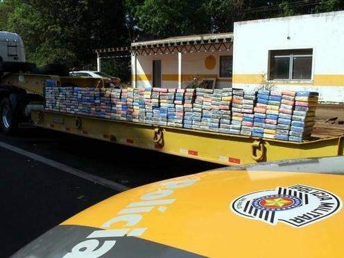 Carga de coca&iacute;na avaliada em R$ 12 milh&otilde;es que saiu de MS &eacute; apreendida em SP