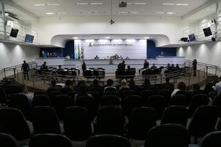 Plenário da Câmara Municipal de Campo Grande.
(Foto: Marcos Ermínio/Arquivo).