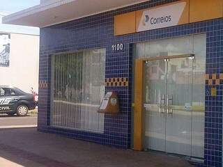 Agência dos Correios foi fechada após o assalto. (Foto: Rio Pardo News)