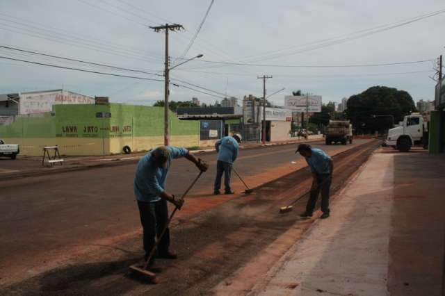 Obras na Bandeiras s&atilde;o retomadas e via receber&aacute; 2,6 km de recapeamento