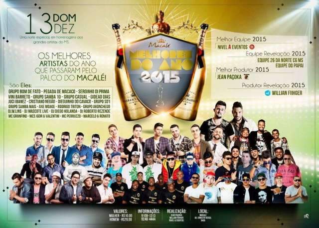 Com 86 eventos realizados, produtor recebe pr&ecirc;mio de melhor do ano