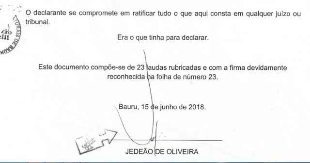 MPF rejeita dela&ccedil;&atilde;o, mas vai analisar den&uacute;ncias contra Odilon de Oliveira