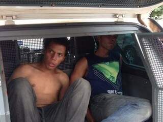 Suspeitos foram presos e encaminhados para a Depac (Foto: Lucimar Couto)