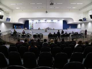 Plenário da Câmara Municipal de Campo Grande.(Foto: Marcos Ermínio/Arquivo).