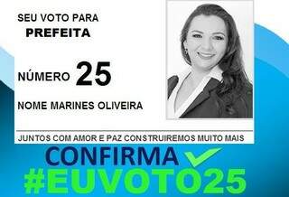 Vereadora Marines Oliveira, que perdeu a eleição por um voto (Foto: Facebook/Reprodução)