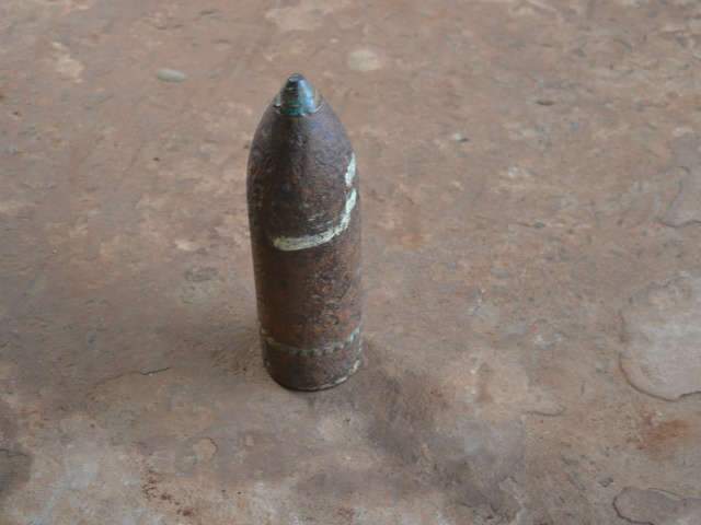  Mais um artefato &eacute; encontrado em obra no bairro Nova Campo Grande 