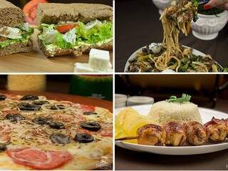 Cardápio oferece opções como pizzas, pastéis,  yakissoba e espetinhos (Foto: Divulgação)