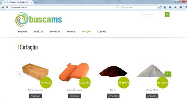 Cota&ccedil;&atilde;o de produtos e servi&ccedil;os agora ficou f&aacute;cil, &eacute; no portal BuscaMS.