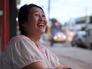 Coreana, Min mora no Canandá e está há anos viajando pelo mundo. (Foto: João Paulo Gonçalves)
