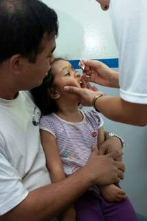 Mais de 15 mil crianças, menores de cinco anos, receberam as gotinhas contra a pólio. (Foto: Divulgação)