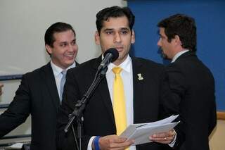 Vereador Roberto dos Santos, o Betinho (PRB), autor do projeto de resolução. (Foto: Izaias Medeiros/CMCG)