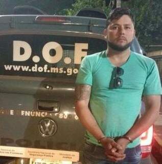 Foragido da PF, Denir foi preso ao cruzar a fronteira (Foto: Divulgação)