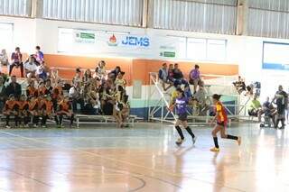 Futsal feminino, uma das atrações dos JEMS 2017 em Campo Grande (Foto: Fundesporte/Divulgação)