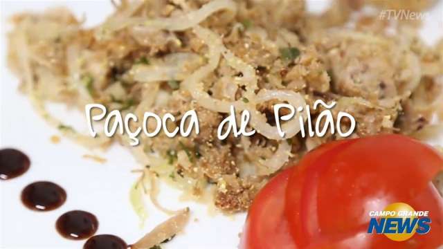 Receita f&aacute;cil e pr&aacute;tica: Aprenda a fazer pa&ccedil;oca de pernil de porco no pil&atilde;o